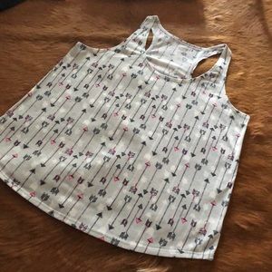 Arizona Jean co. Gray tank with arrows size XL